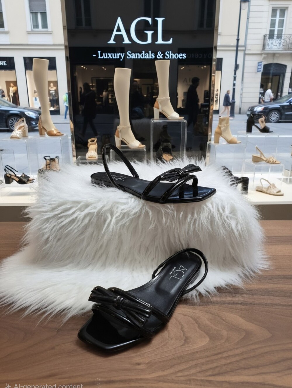AGL MADE IN ITALY LEATHER WOMEN'S SZ 8 EU 38 SANDALS $498